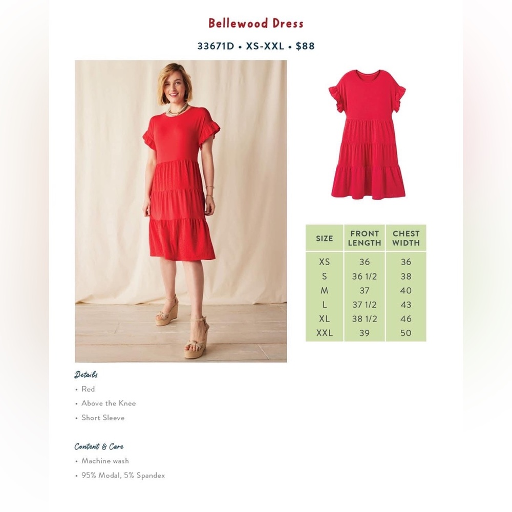 Matilda Jane Bellwood Dress, size L